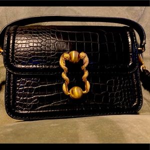 Black crossbody or belt bag